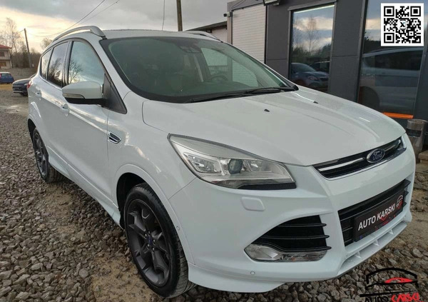 Ford Kuga cena 57200 przebieg: 192000, rok produkcji 2015 z Lubsko małe 781